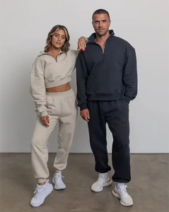 Ropa Deportiva Informal de Otoño Invierno, Top de Manga Larga para Yoga, Suéter Versátil con Media Cremallera, Cuello Alto, Forro Polar Ligero - Product Image 3