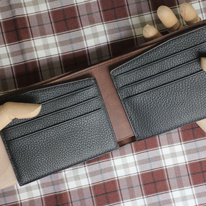 Handmade mens leather wallets RFID blocking slim bifold card holder wholesale supplier premium export fashion in wholesale price - Product Image 4