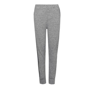 Chándal Gris Unisex, Cuello Redondo, Manga Larga, Diseño a Rayas, Corte Regular, Ropa de Otoño, Cintura Elástica, Estilo Casual - Product Image 6