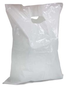 Sac en plastique réutilisable de haute qualité découpé à l'emporte-pièce Sac à provisions imprimé de logo personnalisé Sac à provisions de café cadeau avec poignée Fabricant - Product Image 4