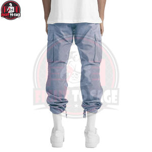 Servicio OEM ODM con el Mejor Precio, Diseño Único, Cómodos Pantalones Cargo Holgados de Algodón para Hombre, Estilo Casual y Deportivo - Product Image 3