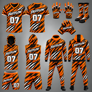 Tenues de football américain 7 contre 7 personnalisées, maillots et ensembles pour les matchs 7x7 et 7 contre 7 - Product Image 2