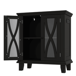 Soporte para Pecera de 20 Galones con Tomas de Corriente (4 AC, 2 USB), Mueble Decorativo para Acuario Estilo Rústico, Estantes Ajustables - Product Image 5