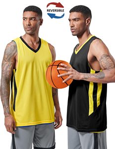 Camisetas de Baloncesto Sublimadas, Transpirables, UPF 50, 100% Poliéster, Tallas Grandes, sin Mangas, Personalizadas para Equipos, Servicio OEM, Último Modelo - Product Image 3