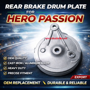 Tambor de Freno Trasero para Hero Passion |   Conjunto de Cubo de Freno de Tambor para Motocicleta OEM - Product Image 3