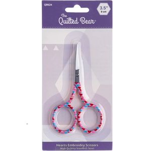 Tijeras de Bordado The Quilted Bear con Corazones Rosados 3.5 - Product Image 4