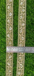 Encaje JK Elegante, Romántico y Ecológico, 100% Poliéster, Estilo Floral, con Bordado Intrincado y Borde de Encaje - Product Image 3