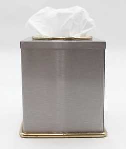 Premium Metal Tissue <b>Box</b> Holder for Home and Office Use - Product Image 2