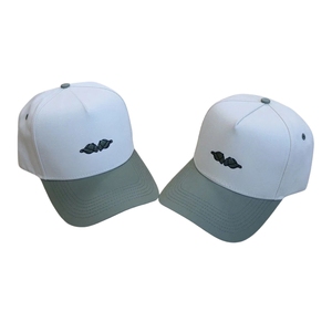 Casquette de baseball structurée à 5 panneaux bicolore, avec logo brodé personnalisé et fermeture arrière ajustable, vente en gros directe usine, Vietnam - Product Image 6