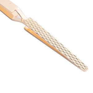 Outils de soin des ongles en acier inoxydable de qualité chirurgicale, double tête, double extrémité, réutilisables, couleur or rose, pour ongles en acrylique - Product Image 3