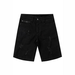 Short en jean pour homme, décontracté, style streetwear, en coton délavé, coupe décontractée, vêtements de mode, fournisseur en gros - Product Image 1
