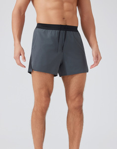 Pantalones Cortos Deportivos de 2 Capas para Hombre, Nuevo Estilo, para Fitness, Maratón, Secado Rápido, Transpirables, con Orificios, Logotipo Personalizado, Ligeros, para Correr - Product Image 1