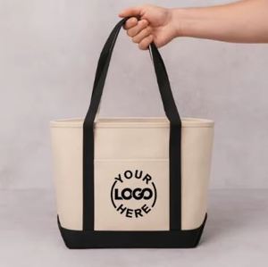 Bolsa de playa informal de lona, bolsa de verano para uso diario, bolsa de playa grande de lona, tamaño familiar, bolsa de viaje a bajo precio por exportador - Product Image 1