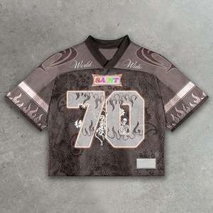 Camiseta Deportiva de Malla Transpirable con Estampado Personalizado OEM de Primera Calidad, Camiseta de Verano para Hombre de Talla Grande con Protección UPF 50+ y Absorción de Humedad - Product Image 4