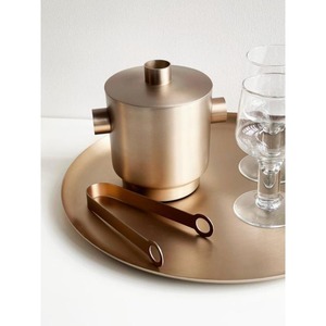 Seau à glace en métal antique pour le service de vin, champagne, cocktails, hôtel, restaurant, bar, fête, accessoires de refroidissement de boissons - Product Image 1