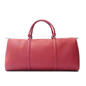 Sac de voyage en cuir véritable vert lime uni, élégant, avec poignées supérieures, résistant à l'eau et durable - Product Image 5