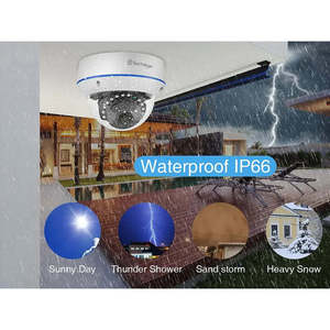 Caméra de sécurité dôme 5MP en gros avec objectif 2,8 mm, caméra réseau PoE 48V - Product Image 3