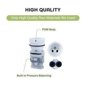 Universal Replacement <b>Shower</b> Valve <b>Control</b> Assembly With Durable Ceramic Disc Technology For Consistent Water Temperature - Product Image 3