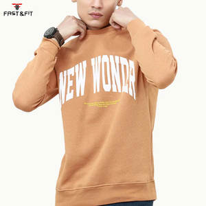 Sudadera de cuello redondo de algodón polar para hombre, holgada, informal, con logo personalizado bordado, ecológica, superventas para invierno - Product Image 6