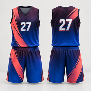 Conjunto de Uniforme de Baloncesto Sublimado Personalizado con Pantalones Cortos para Equipos Escolares, de Clubes, Juveniles y Adultos - Product Image 3