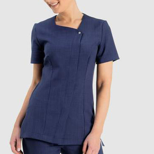 Camisa Túnica Personalizada Unisex de Poliéster y Algodón Transpirable para Salón y Spa, Uniforme de Recepcionista de Hotel, Uniformes Estéticos - Product Image 6