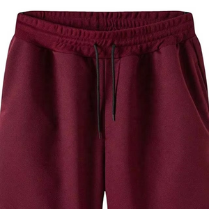 Shorts bleus unis pour hommes de haute qualité, design minimaliste et épuré, tissu léger et doux, taille élastique, décontractés pour l'été et le quotidien - Product Image 5