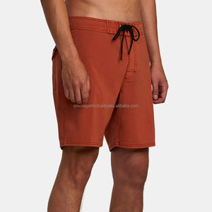 Short de surf extensible dans les 4 directions de conception recyclée personnalisée Short de surf pour hommes en gros - Product Image 4