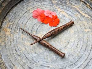 Juego de Agujas de Ganchillo de Madera Lisa Ecológicas de Primera Calidad, Kit de Costura a Mano Simple y Portátil para Uso Diario - Product Image 3