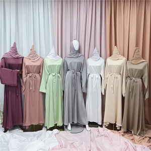 Abaya de Lujo para Mujer, Fabricada por OEM, Tela Nidha Suave, Vestido Maxi Musulmán con Logotipo Personalizado y Empaque de Boutique - Product Image 5