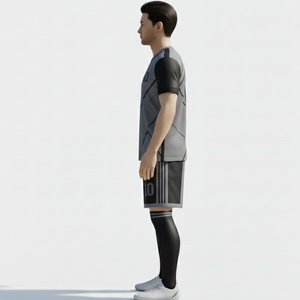 Concevez votre propre ensemble de vêtements de football, uniformes de football, t-shirts, uniformes de football de haute qualité, maillots de football en sublimation - Product Image 2