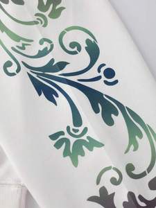 Sudaderas con capucha de algodón polar con cremallera completa, estampadas con pedrería multicolor, para hombre, estilo urbano artístico, desarrollo de ropa personalizada - Product Image 6