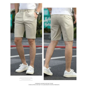 Pantalones Cortos de Cinco Cuartos para Hombre, Estilo Casual y Deportivo, Transpirables, de Cintura Media, Pierna Recta, para Verano, de Fibra de Poliéster - Product Image 4