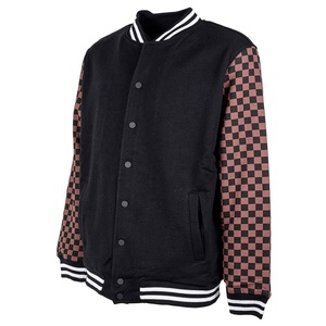 Vente en gros nouveauté 2024 veste universitaire taille courte personnalisée OEM pour la saison d'hiver des femmes coupe régulière patch de broderie - Product Image 2