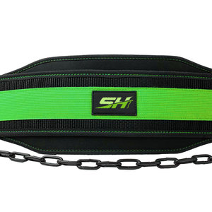 Cinturón de Gimnasio Unisex de Neopreno de 10 mm en Color Negro y Verde con Protección Profesional para Ejercicios de Fitness - Product Image 5