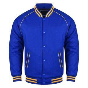 Blouson universitaire personnalisé 2026 pour homme – Qualité supérieure, style Letterman, Bomber, Streetwear, Tenue d'équipe – Manches en laine et cuir – Fabricant OEM ODM - Product Image 1