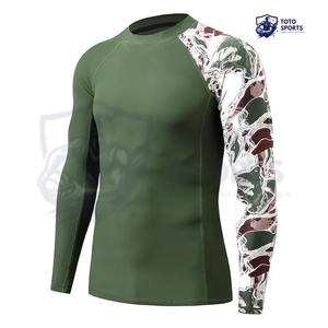 ชุดป้องกันผดผื่นสำหรับผู้ชายฟิตเนสออกกำลังกายกลางแจ้งน้ำหนักเบากระชับเพรียวบางทันสมัยออกแบบได้ตามต้องการ - Product Image 2