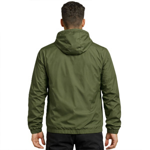 Manufacturer Custom Windproof <b>Jackets</b> Design Custom Outdoor Hiking Clothing Nylon Zipper Windbreaker Men's <b>Jackets</b> Hooded Supply - Product Image 2