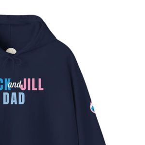 Sweat-shirt à capuche bleu avec motif 'Dad', en polaire doux, à manches longues, décontracté, pour l'hiver, vêtement de mode - Product Image 5