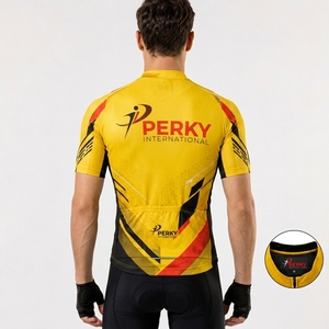 Maillot de cyclisme, vêtements de sport professionnels, maillot de cyclisme avec tissu en polyester qui évacue l'humidité pour les longues distances - Product Image 3
