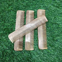 Peigne moderne en bois de Neem véritable de qualité supérieure, écologique, fait à la main, naturel, antistatique pour hommes et femmes, prix de gros