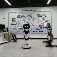 Robot d'accueil intelligent Timo AI, nouvelle version ChatGPT, recharge automatique, affichage vidéo et photo, guide mobile pour les écoles, les entreprises et les halls