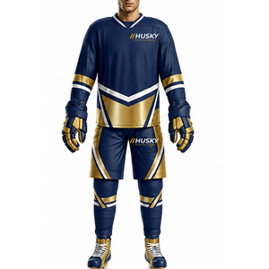 Fabricants sur mesure, vente en gros d'uniformes de hockey sur glace pour adultes, haute qualité, 100% polyester imprimé, antibactérien, toutes saisons - Product Image 4