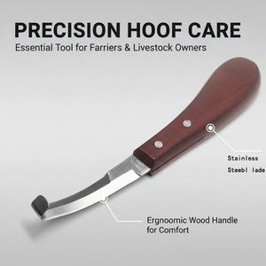 Cuchillo para huevos de botella con hoja de acero inoxidable y mango de madera, herramienta de precisión para la eliminación de huevos de mosca de botella, diseño ergonómico, seguro - Product Image 5