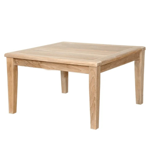 Table Basse Carrée Raden en Teck Massif à Lattes, Moderne et Durable, Meilleure Vente, pour Patio, Jardin, Hôtel, Mobilier d'Extérieur B2B - Product Image 1