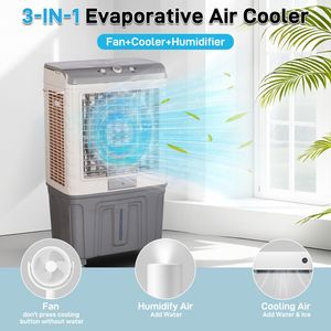 Serbatoio d'acqua grande da 15,85 galloni # Interno/Esterno #   Raffrescatore Evaporativo 3065 CFM 3-in-1 Portatile con Spina UK/AU - Product Image 4