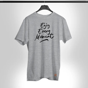 Men's White Short Sleeve O-Neck T-<b>Shirt</b> Regular Fit Casual Style <b>100</b>% <b>Polyester</b> Jersey Knitted Front Logo Anti-Wrinkle - Product Image 4