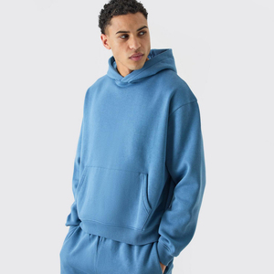 Nouveau design 2026 – Survêtement à capuche respirant pour homme, style urbain tendance, motif uni, prix de gros, fabrication OEM - Product Image 1