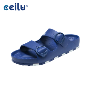 Nouvelle arrivée Eva Vegan confort soutien de la voûte plantaire contrôle des odeurs anti-dérapant boucle ergonomique sangle maison à bout ouvert pantoufles Jg06 - Product Image 1
