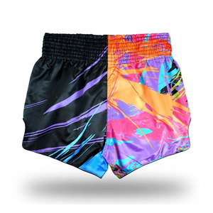 กางเกงมวยไทยแฟร์เท็กซ์พิมพ์ลายแบบซับลิเมชั่น ดีไซน์ล่าสุด สำหรับผู้ใหญ่ ผ้าโพลีเอสเตอร์ 100% คุณภาพพรีเมียม เหมาะสำหรับการต่อสู้ MMA - Product Image 5