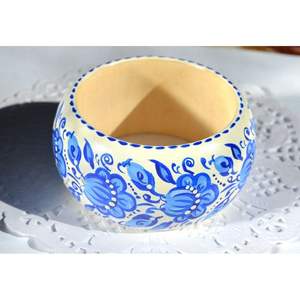 Handmade Traditional Women's Jewelry Painted <b>Wooden</b> <b>Bangles</b> for Daily Wear and Festive Fashion - Product Image 2